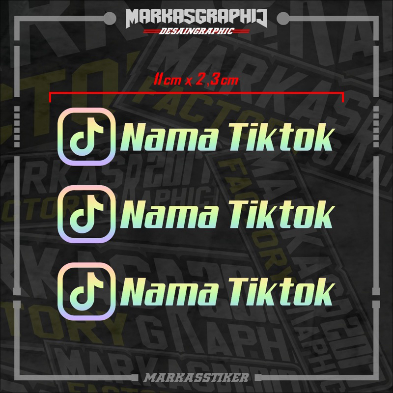 

STIKER CUSTOM NAMA TIKTOK (HOLOGRAM/PELANGI)