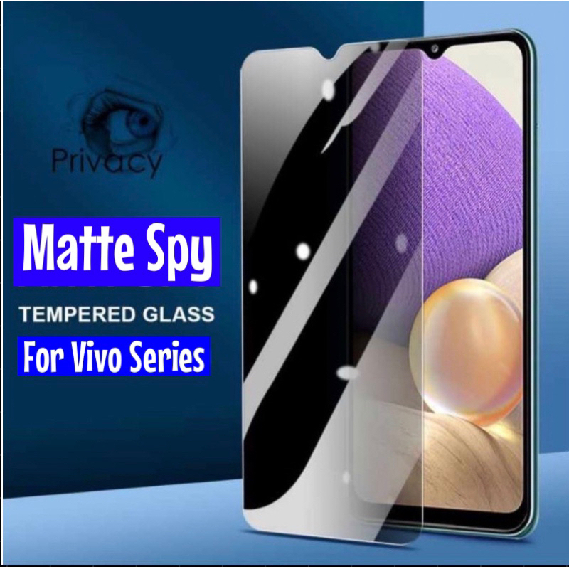 MATTE SPY Vivo V5 V5S V7 Plus V9 V9 PRO V11 V11i V11 PRO V15 V15 PRO V17 V17 PRO V19 Tg Anti Spy Privacy / Matte Anti Minyak / Anti Glare / Anti Gores / Screen Guard