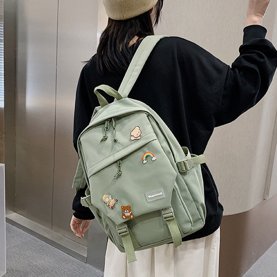 tas ransel wanita import fashion tas back pack wanita terkiniian tas korea mode tas sekolah terlaris