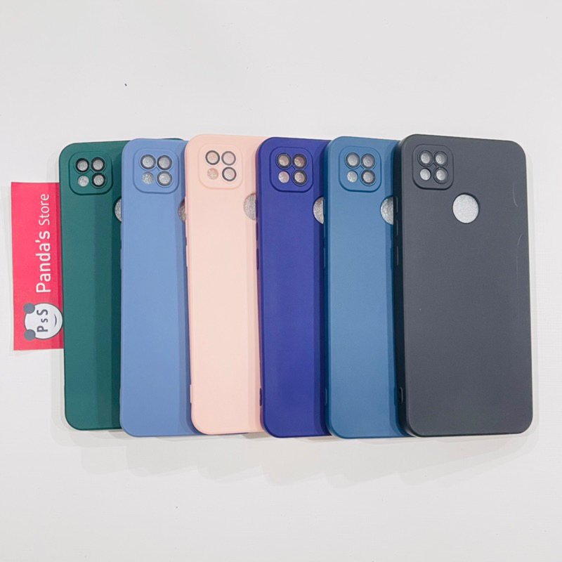 Case Redmi 9C / 10A Lenspro Makaron Full Color Softcase Pro Lensa