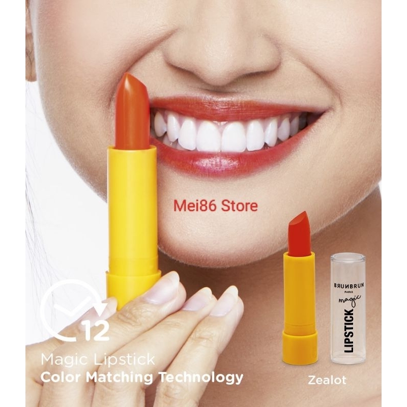 Brunbrun Paris Zealot Magic Lipstik