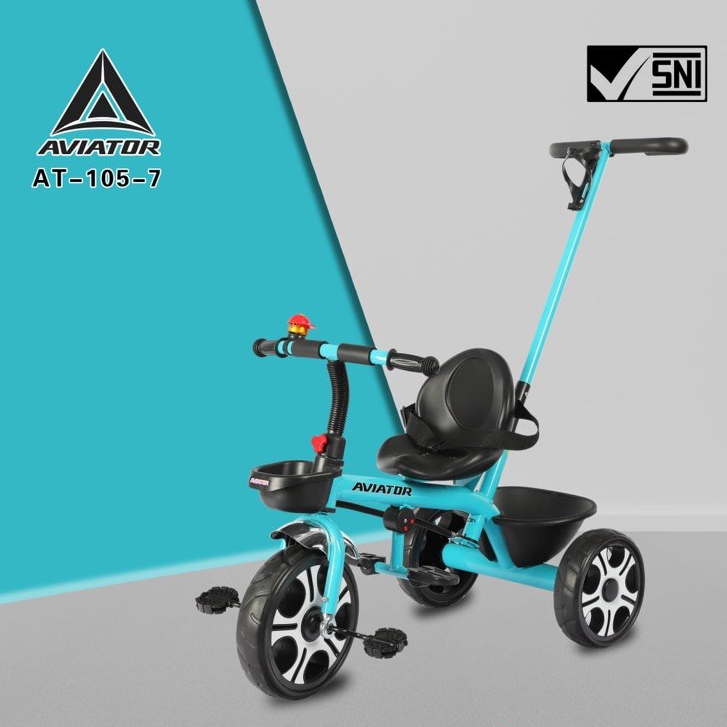 Sepeda balita roda tiga aviator AT 105-7 AT 7711 cupid 1901 icycle sepeda anak roda tiga tricycle baby stroller kereta dorong anak bayi dorongan anak bayi i cycle AT105-7 AT7711 ET1265 ET 1265 ET1267 ET 1267 AT7705 AT 7705 AT7702 AT 7702 AT7713 AT 7713