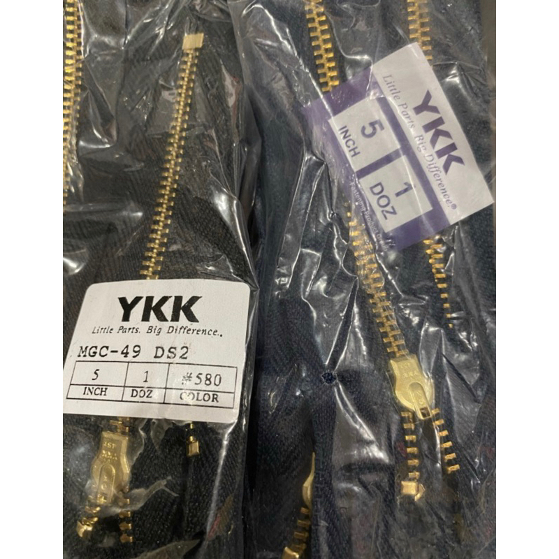 Resleting Jeans YKK 5 inch (12,5 cm) MGC 49 per lusin / Resleting jean YKK