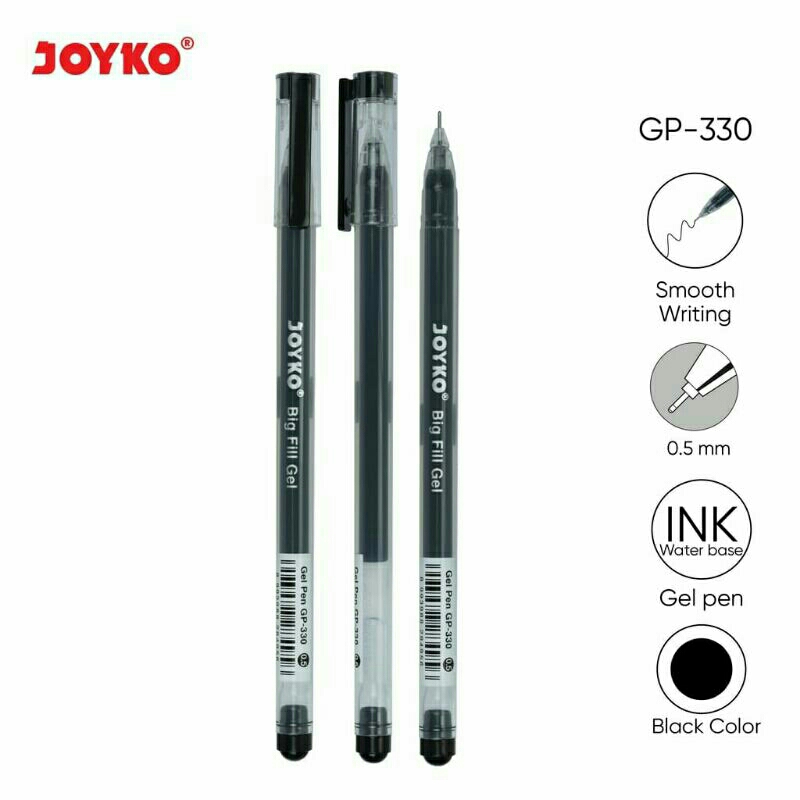 

Pulpen Joyko GP-330 Big Fill Gel 0.5mm