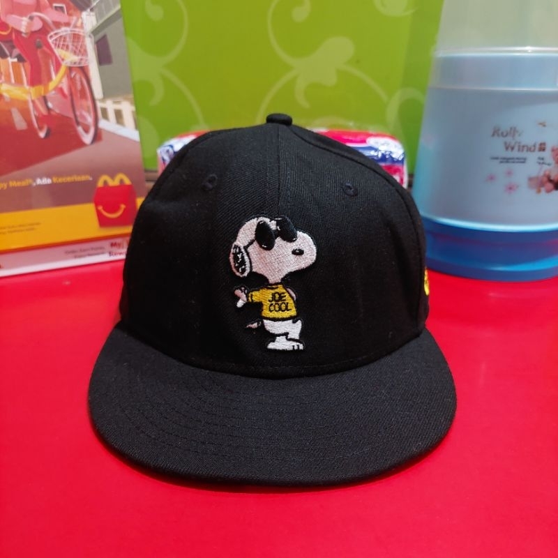 Topi Snapback Anak New Era Peanuts Original Second
