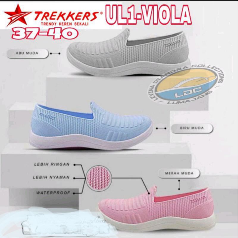 SEPATU KARET TREKKERS UL1-VIOLA  37-40 original