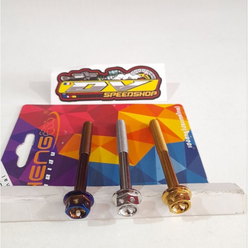 baut baud probolt flower derat ulir 12 panjang 7cm M8x70 heng original thailand