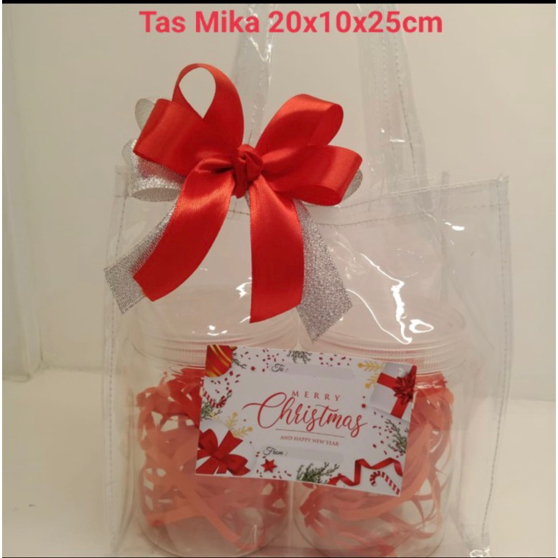 

Tas Souvenir Mika 20x10x25cm 5 pcs Tas Hampers Parcel Polos Mika