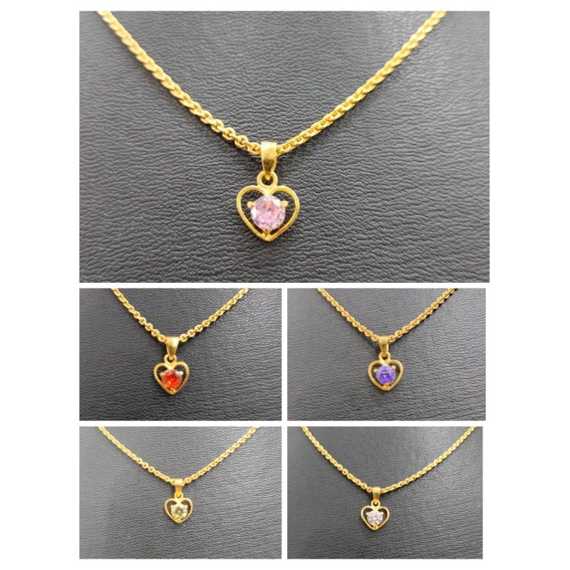 Liontin batu emas 24k/emas murni 1GRAM