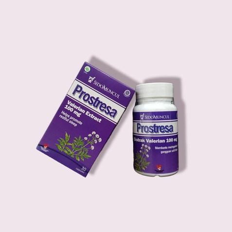 Sidomuncul Prostresa ekstrak valerian 100 mg isi 30 kapsul