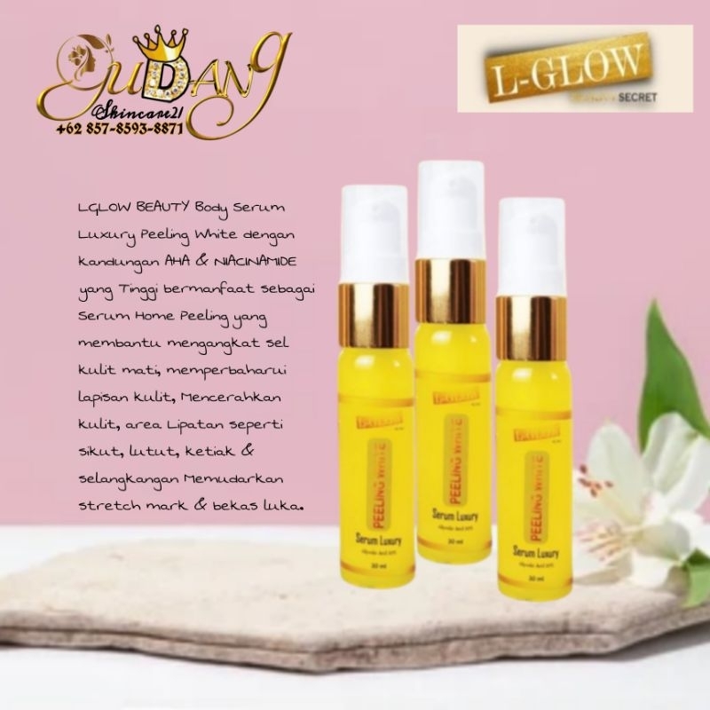 L GLOW body serum luxsury white