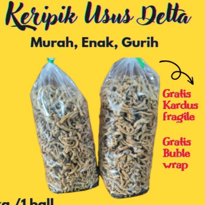 

KERIPIK USUS KRISPI / KERIPIK USUS PEDAS 2 kiloan / KERIPIK USUS AYAM FRESH