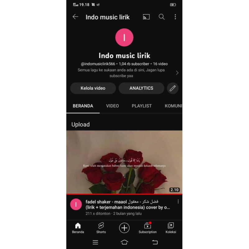 AKUN YOUTUBE 1000 SUBSCRIBER TERMURAH REAL HUMAN