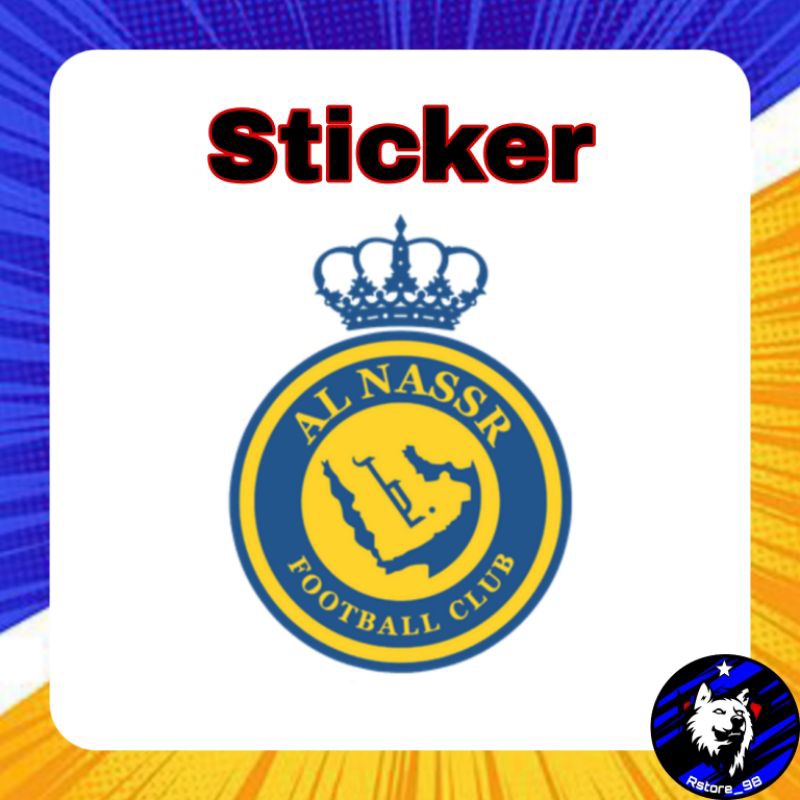 

Sticker Stiker Al Nassr Cristiano Ronaldo Vinyl Hologram