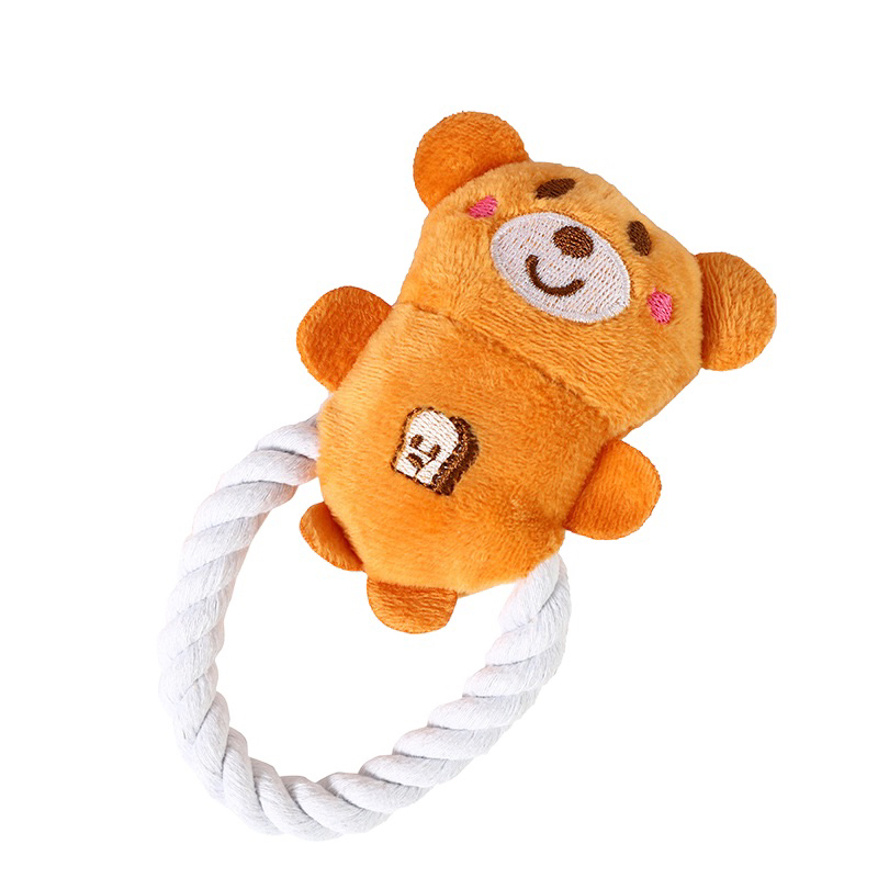 Osori circle rope squeaky toy