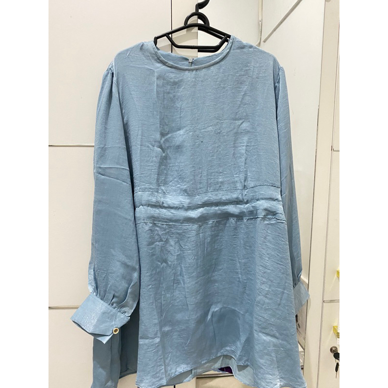 BLOUSE BIRU WARDAH