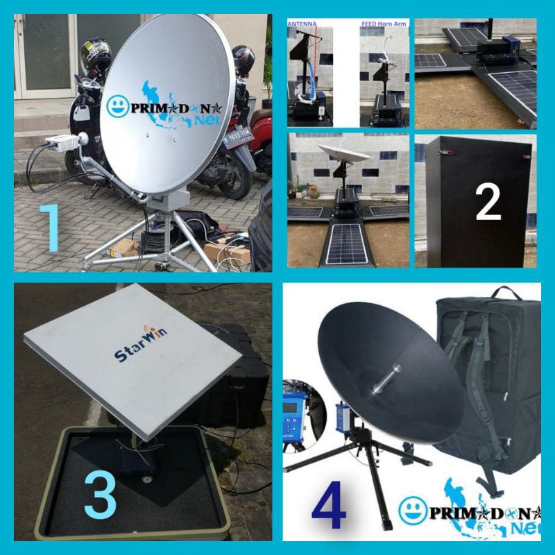 Internet Satelit VSAT Portable - VSAT Manpack - VSAT Backpack - VSAT Flyaway - Portable VSAT Satelli