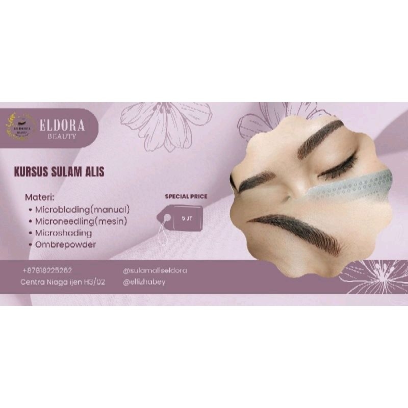 Kursus Sulam alis/Course