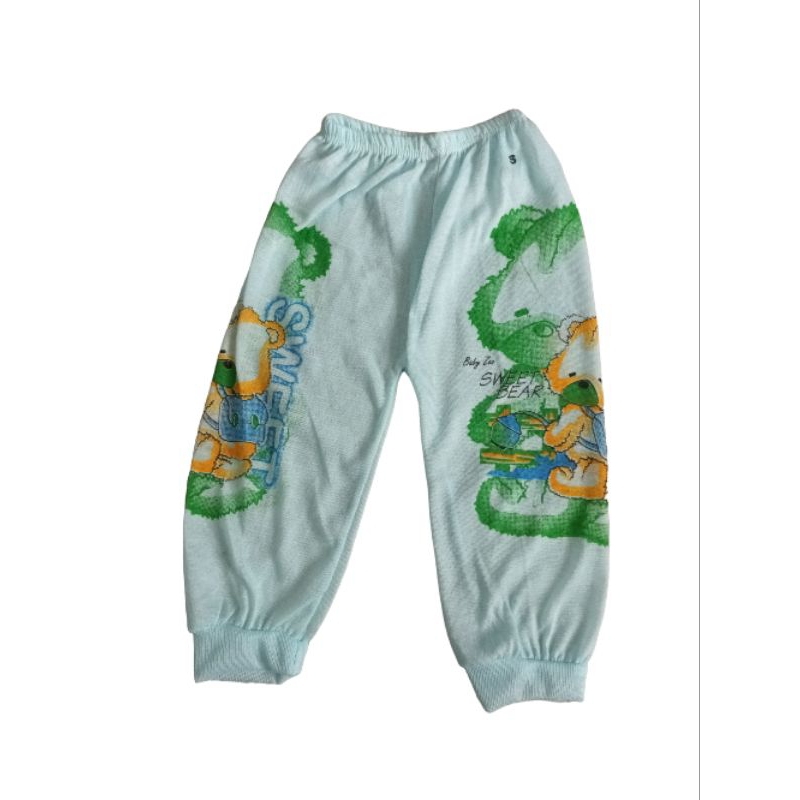 12 pis 1 lusin celana panjang bayi pe motip brw/ukuran S.M.L.XL
