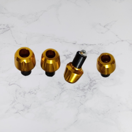 Jalu Stang Jalu Balancer Stir Warna Gold CNC Import Set Kanan Kiri 2Pcs Universal Semua Motor