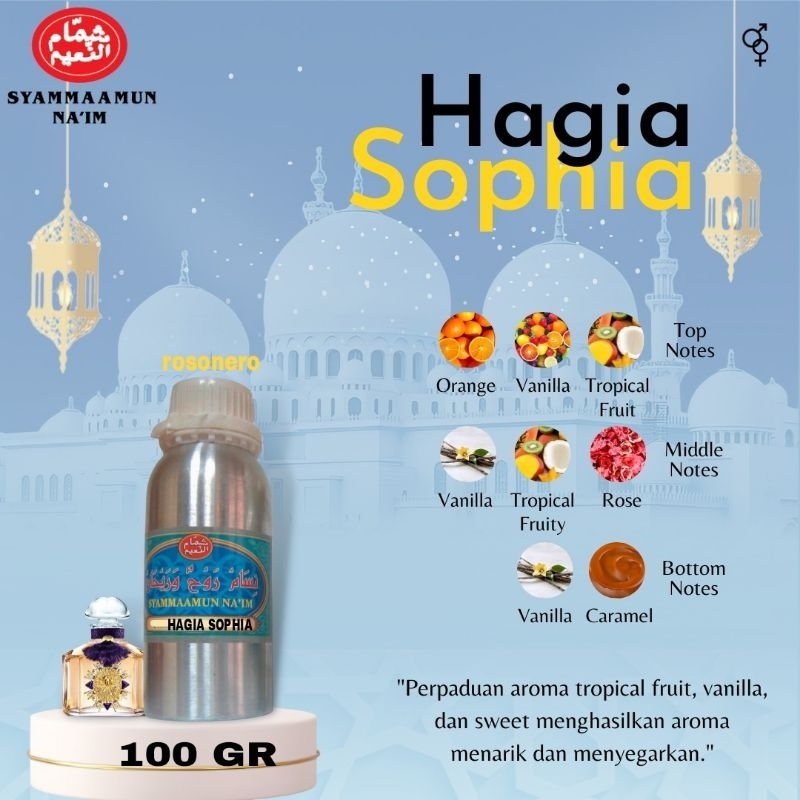 PARFUM HAGIA SOPHIA BIBIT SYAMMAAMUN NAIM 100ML / HAGIA SOPHIA PARFUM