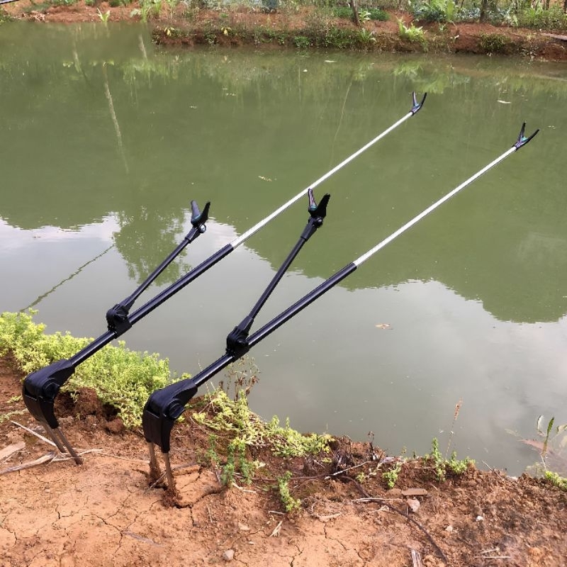 Cagak Joran Pancing Ikan Adjustable Holder Jagrak Tegek / Bracket / Penyangga / Dudukan / Stand Jora