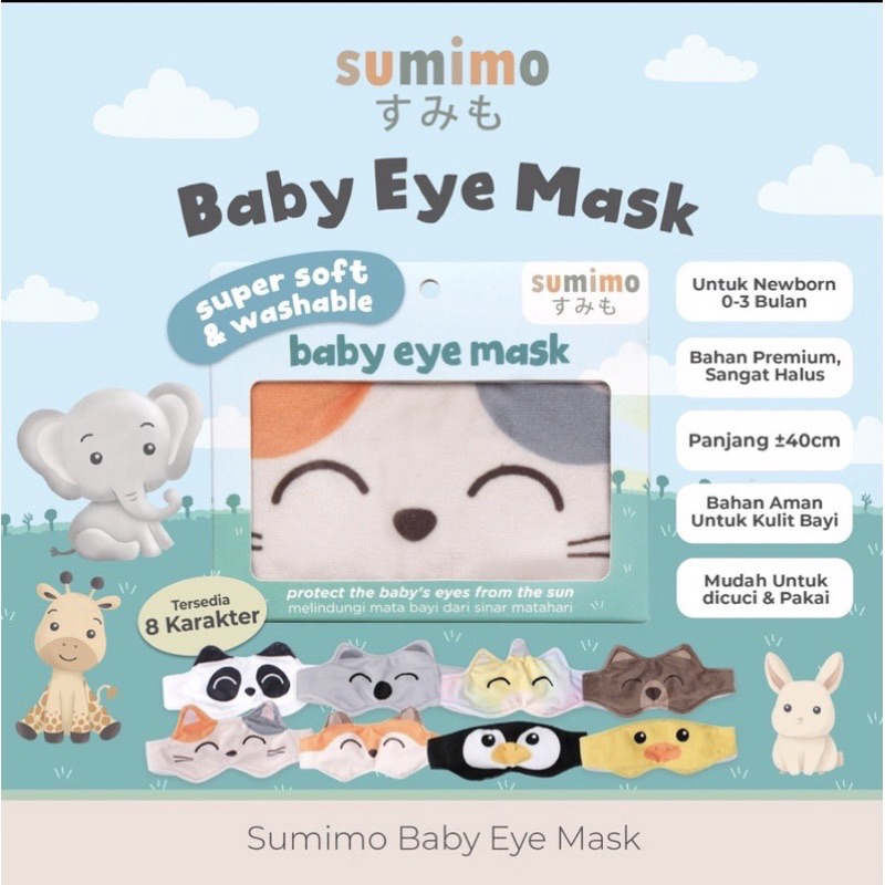 Sumimo Eye Mask Kacamata Jemur Bayi