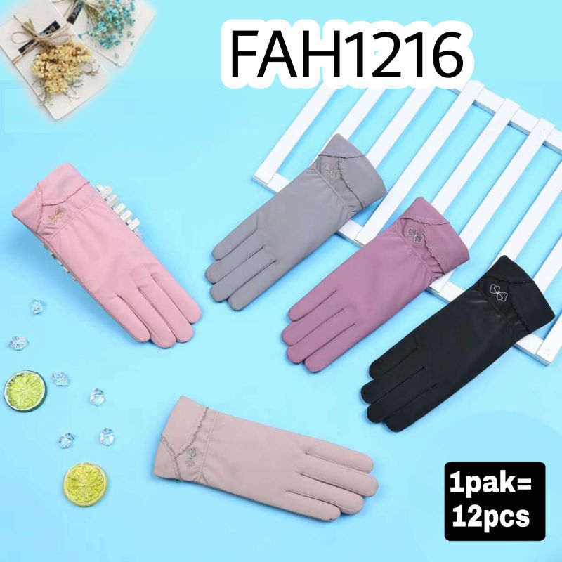 sarung tangan wanita fashion tebal FAH1216