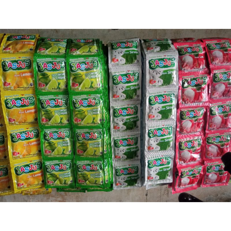 

serbuk minuman JASJUS /JAS JUS Sachet isi 30 pcs