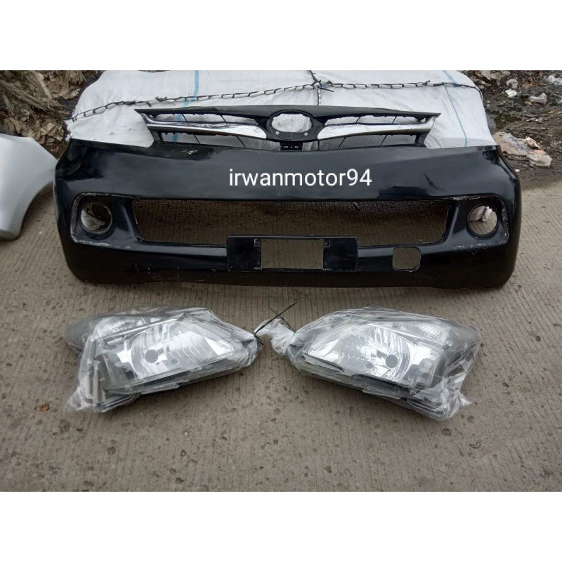Headlamp dan Bumper depan Avanza Xenia 2013
