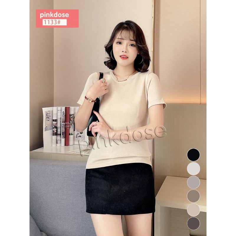 Atasan kaos import pinkdose