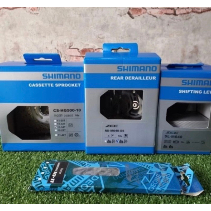 groupset zee  tanpa rantai  rd shifter sprocket