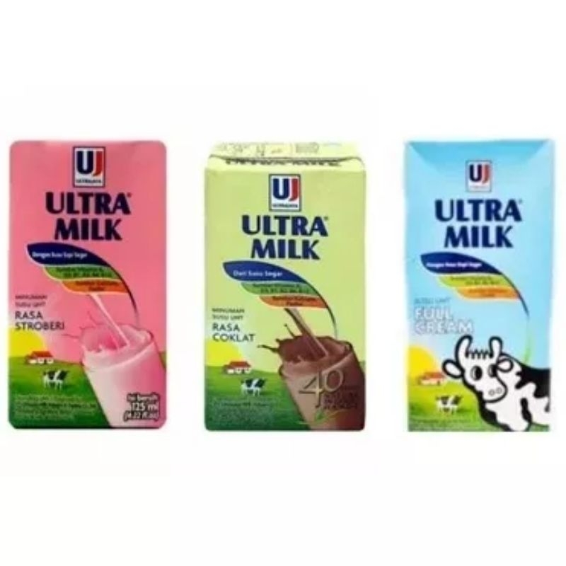 

SUSU ULTRA UHT 125 ML ALL VARIAN MILK FULL CREAM COKLAT