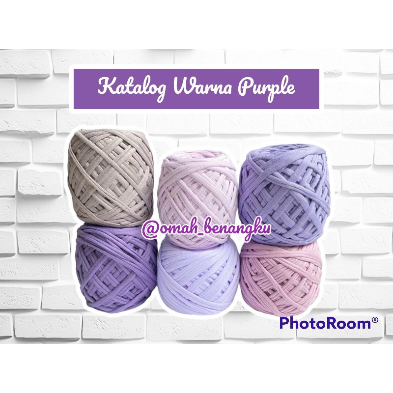 Benang Rajut bahan kaos