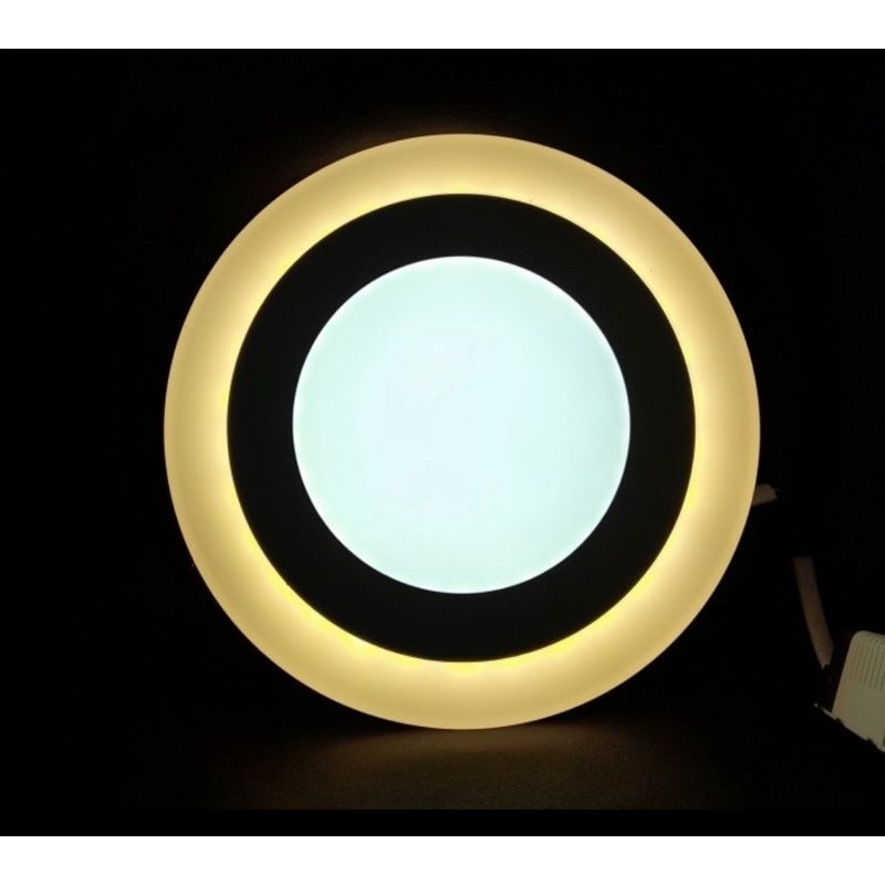 LED panel downlight 2 warna 3 Watt + 3 watt