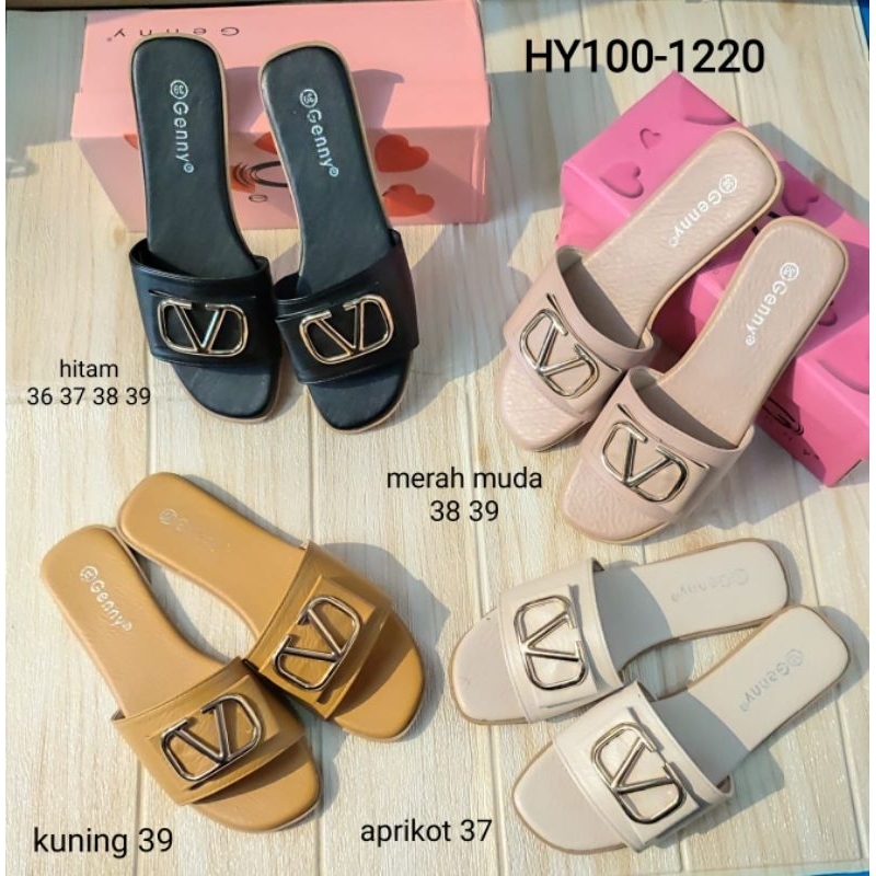 SANDAL TEPLEK GENNY VALENTINO