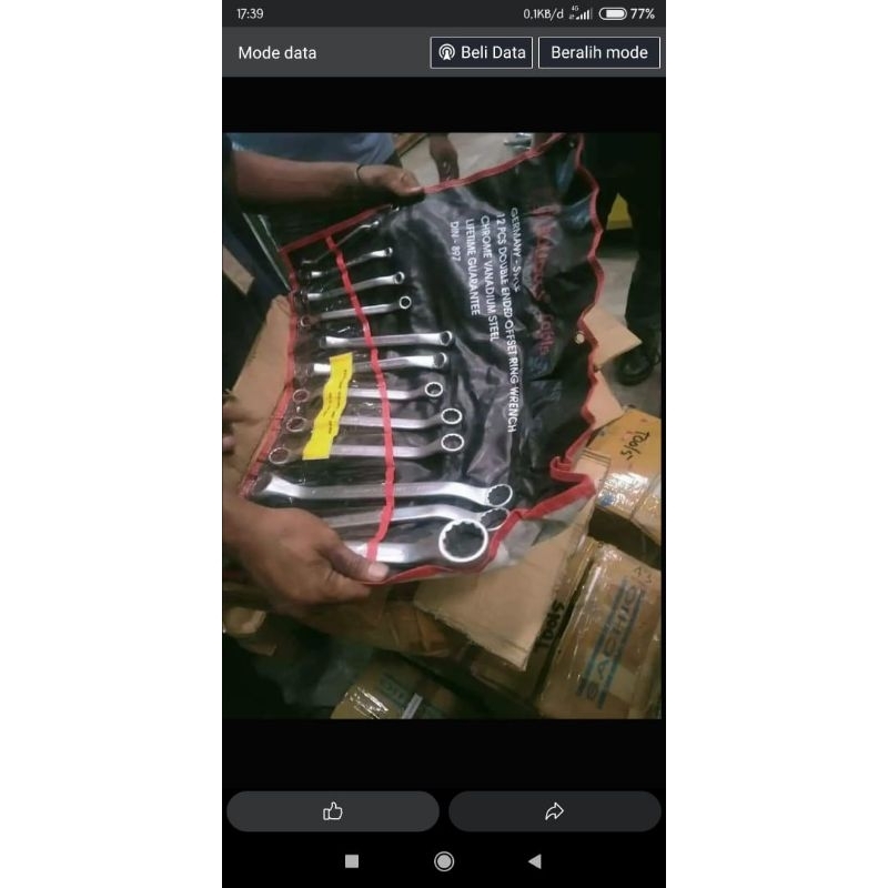 kunci ring ring set 6-32mm bullock