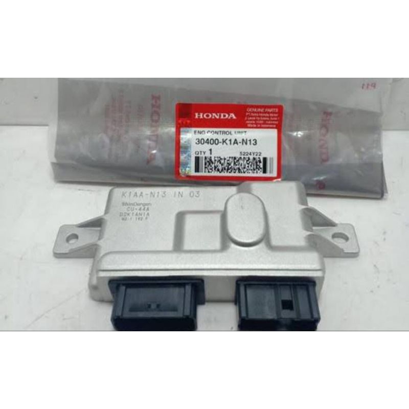 ECU ECM UNIT CONTROL BEAT LED DELUXE GENIO ASLI AHM HONDA JAPAN RESMI SESUAI KODE PART 30400-K1AA-N1