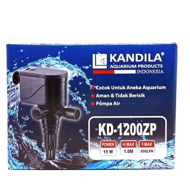 POWER HEAD KANDILA KD 1200ZP KANDILA POWERHEAD 15 WATT 800 LPH POMPA AQUARIUM