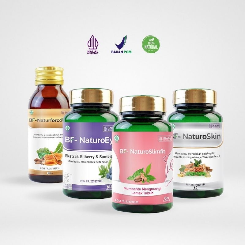 BF NaturoSlimfit - NaturoSkin - NaturoEye - NaturForCough by UmmuBalqis