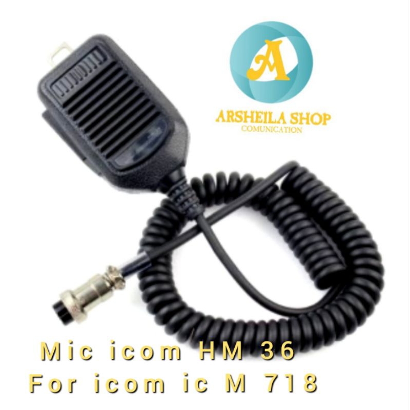 External Mic microfone radio Rig icom ic 718 hm 36