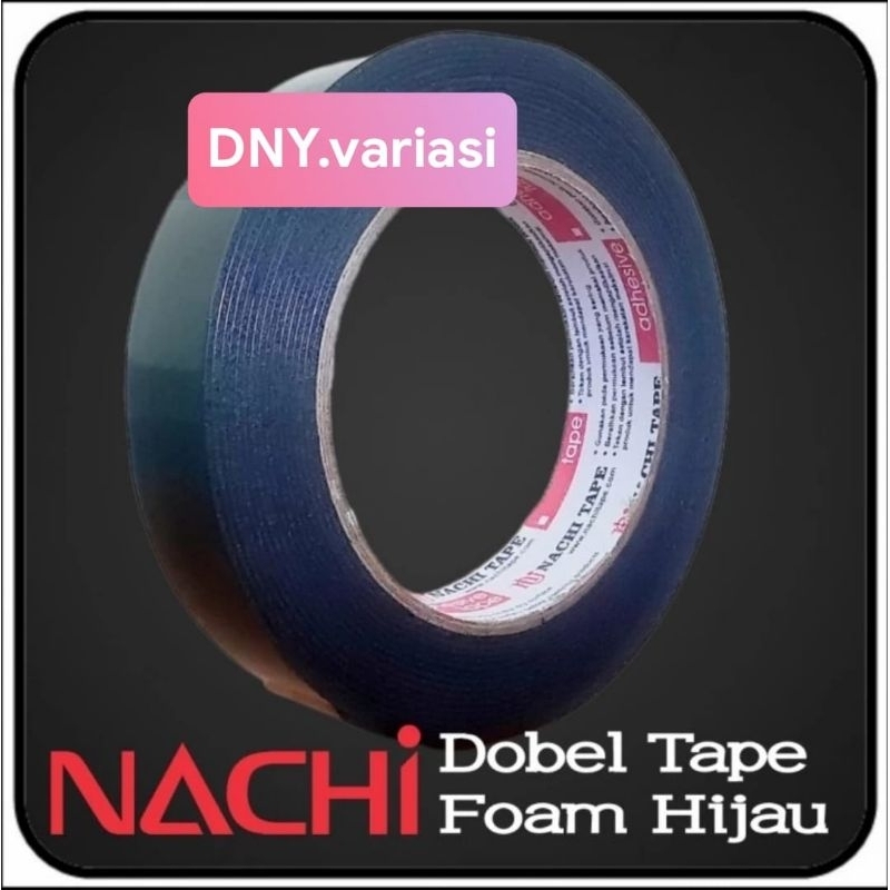 

Isolasi Bolak Balik - Dobel Tape Hijau