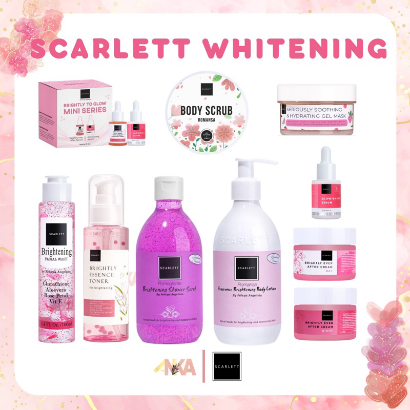 Scarlett whitening Acne Brightly Jolly Glowthening Romansa