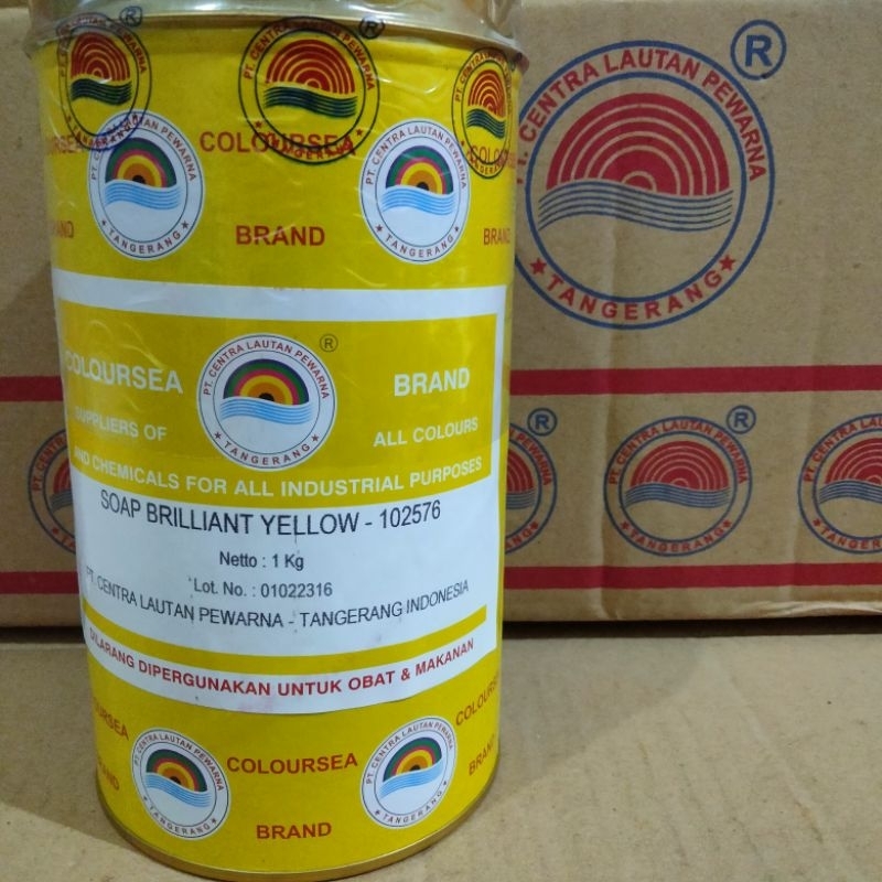 

Pewarna Sabun Brilliant Yellow 102576 Coloursea Brand