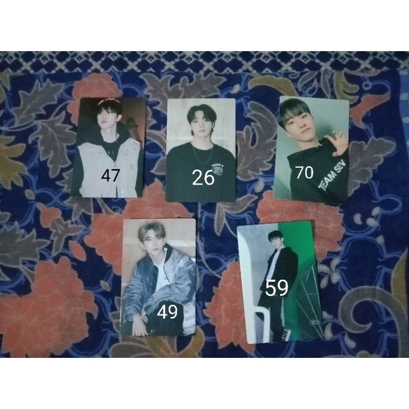 TRADING CARD TC CARATLAND 2022 SEVENTEEN THE8 DINO HOSHI JOSHUA WOOZI