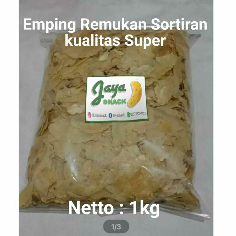 

EMPING MELINJO SISA SORTIRAN KEMASAN 1 KG MENTAH