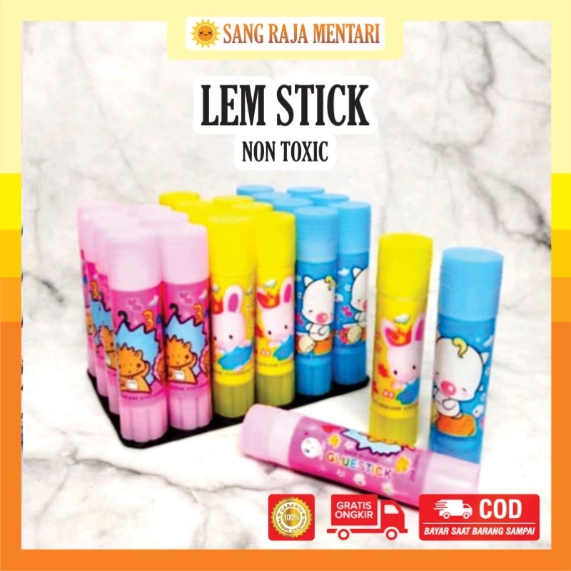 

Lem Stick Perekat Kertas Glue Fancy Aman untuk Anak