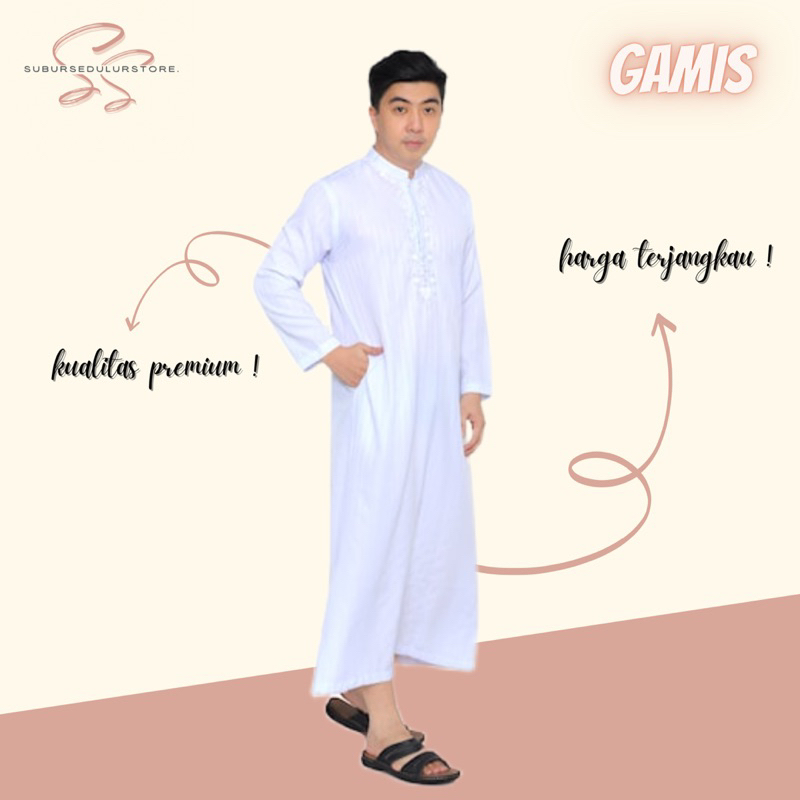 Jubah Pria, Gamis Pria, Fashion Pria, Jubah Premium, Jubah Putih, Gamis Putih, Baju Muslim, Jubah Mu
