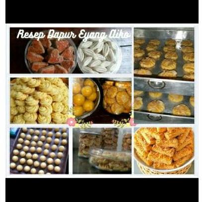 

kue kering nastar, kastengel, sagu keju, semprit, putri salju, thumbprint, choco cookiest, dll.