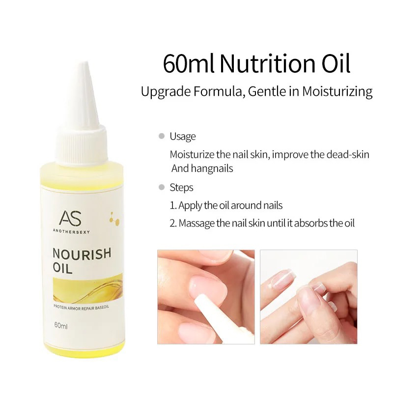 AS Softener  Revitalizer Cuticle Oil Nutrisi Cuticle Oil 60ml